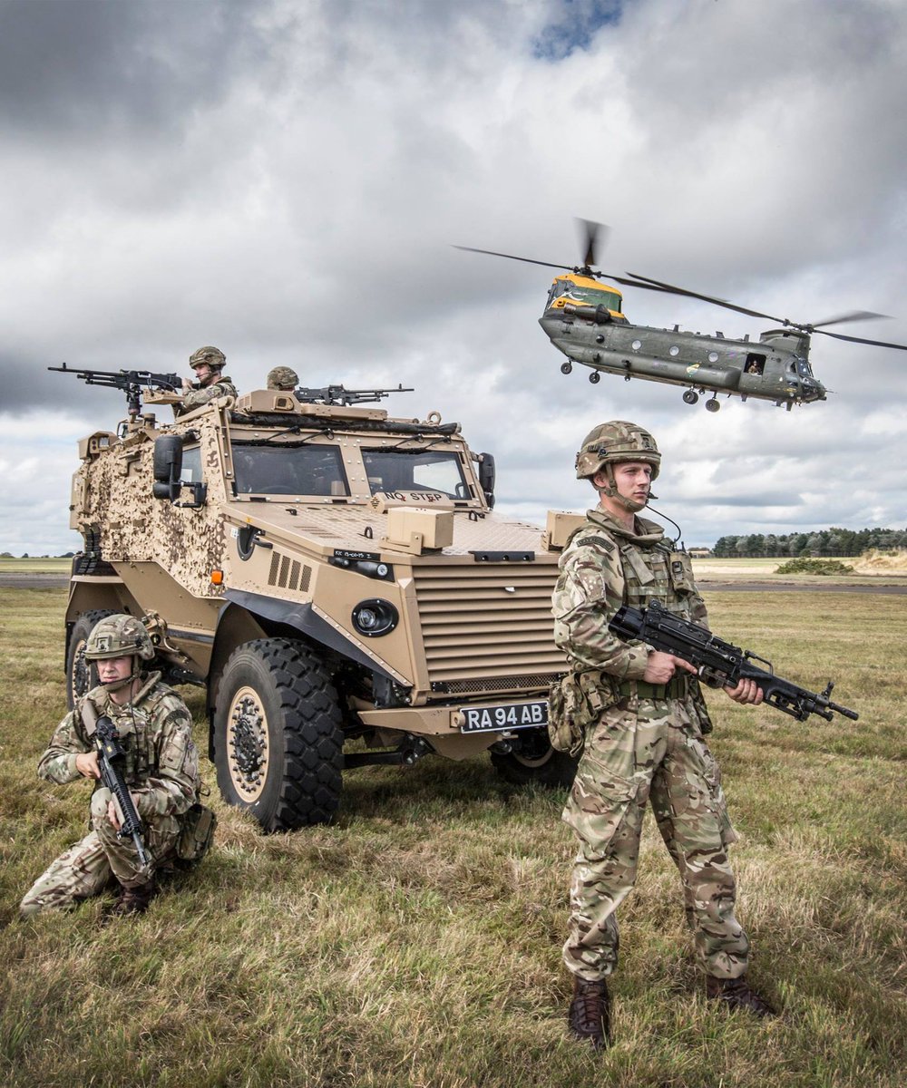 RoyalAirForce's tweet photo. Today marks a proud moment in the RAF's history as we officially open up the roles of RAF Regiment Gunner and Officer to women. Apply today! https://t.co/mkij8ZmYA4