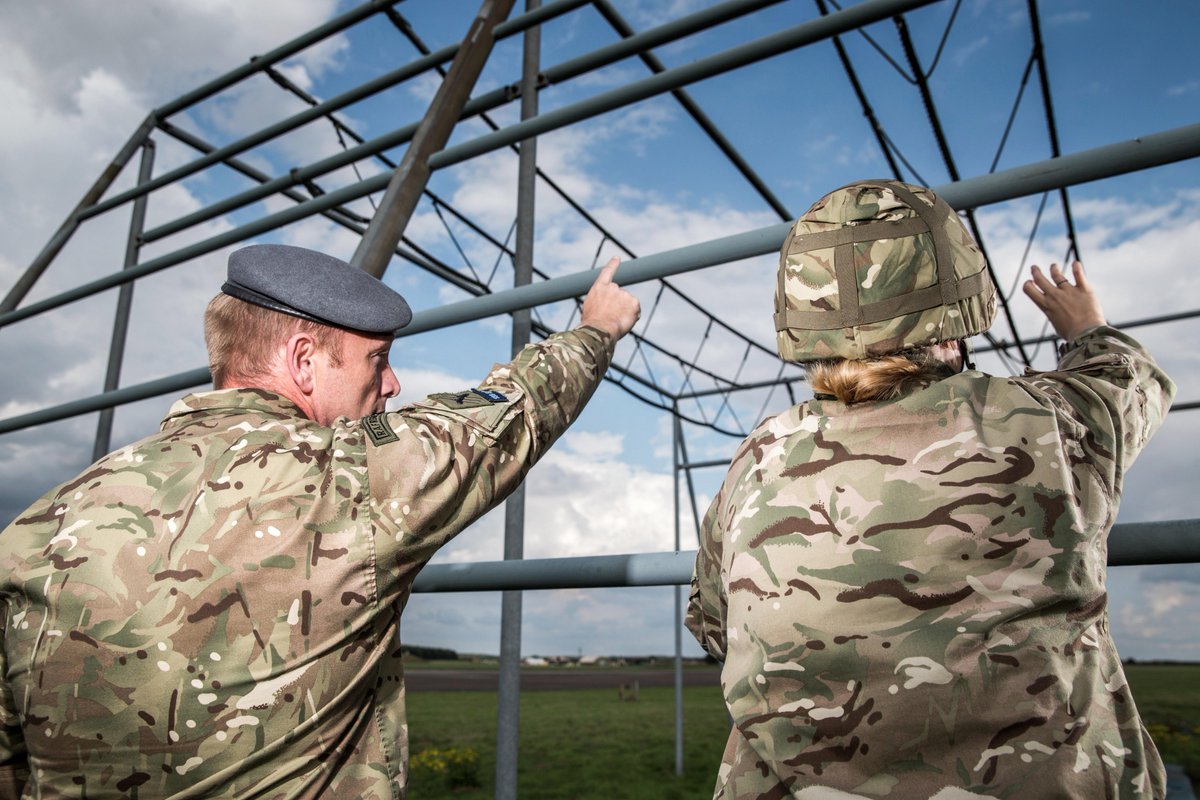 RoyalAirForce's tweet photo. Today marks a proud moment in the RAF's history as we officially open up the roles of RAF Regiment Gunner and Officer to women. Apply today! https://t.co/mkij8ZmYA4