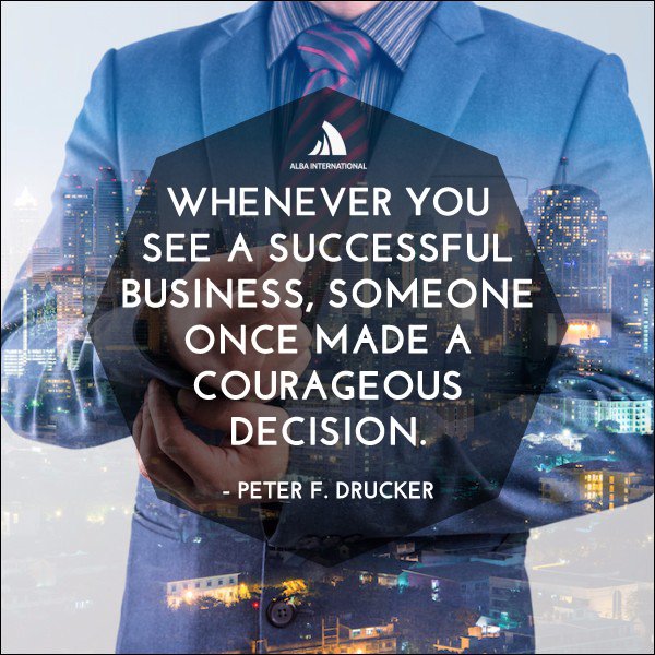 AlbaInterPty's tweet photo. "A Quote from Peter Drucker"
#quoteoftheday
#successquotes https://t.co/diO1WTwcXs
