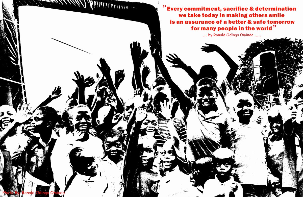 OdingaRonald's tweet photo. YOUTH BUILDING PEACE:  "....making others smile is an assurance for a better and safe tomorrow....." #TribeALLKE #Youth4Peace #UN4Youth https://t.co/puwILAN8fs