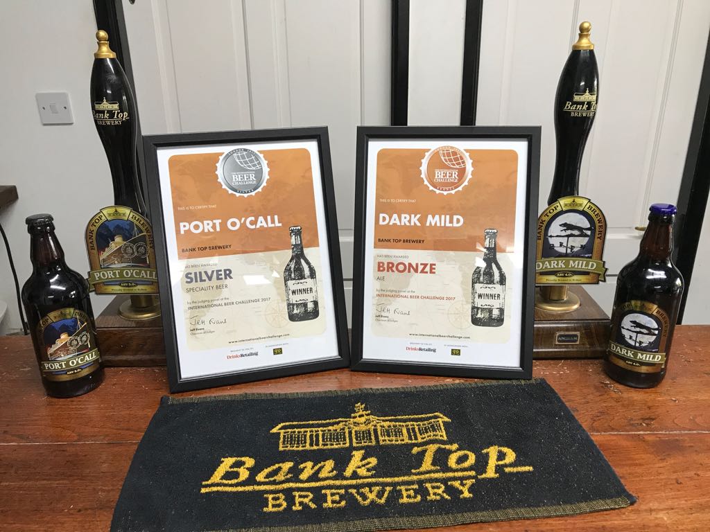 BankTopBrewery's tweet photo. #internationalawards our 4th & 5th to add to our collection for #bottledbeers #portocall #darkmild #darkside 🍻🍻 https://t.co/6RBl5N6lSB