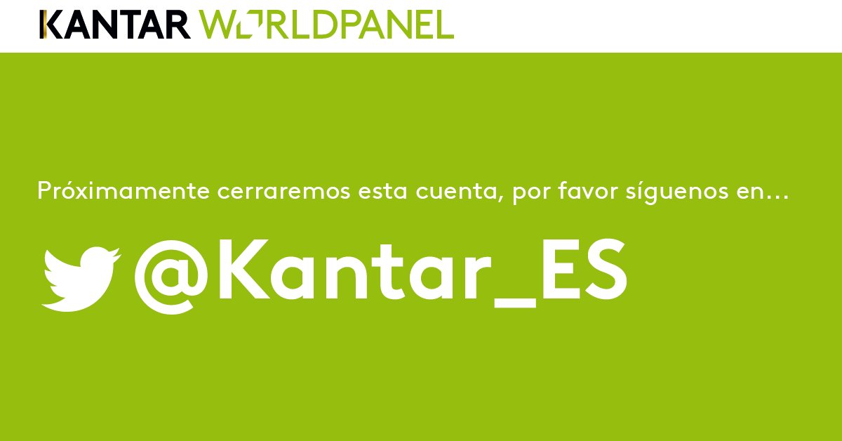 ¡Nos mudamos a <a href="/Kantar_ES/">Kantar ES</a> ! Todos nuestros tuits sobre #innovación ahora en la cuenta de Kantar.