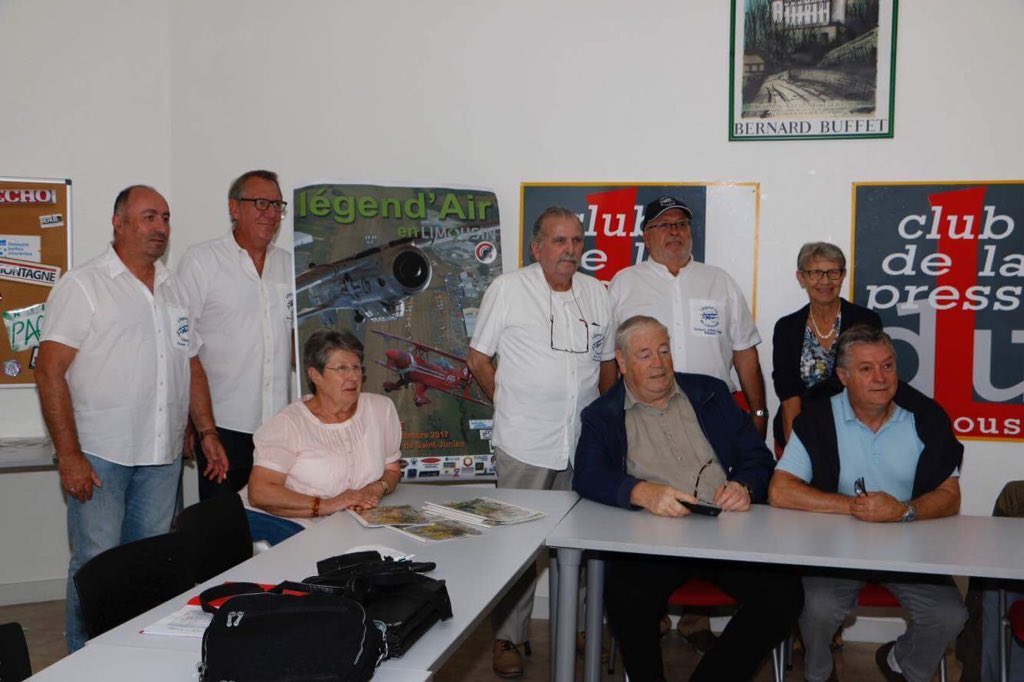 Conférence de presse les légend'Air - 9 et 10 septembre 2017 - Aérodrome de Saint-Junien