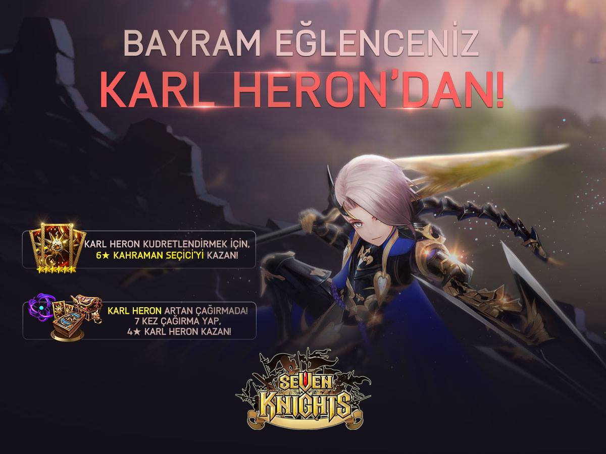 Asil Şövalyeler,
Bu bayramda Seven Knights'ta eğlenceye hazır olun! buff.ac/4ddD