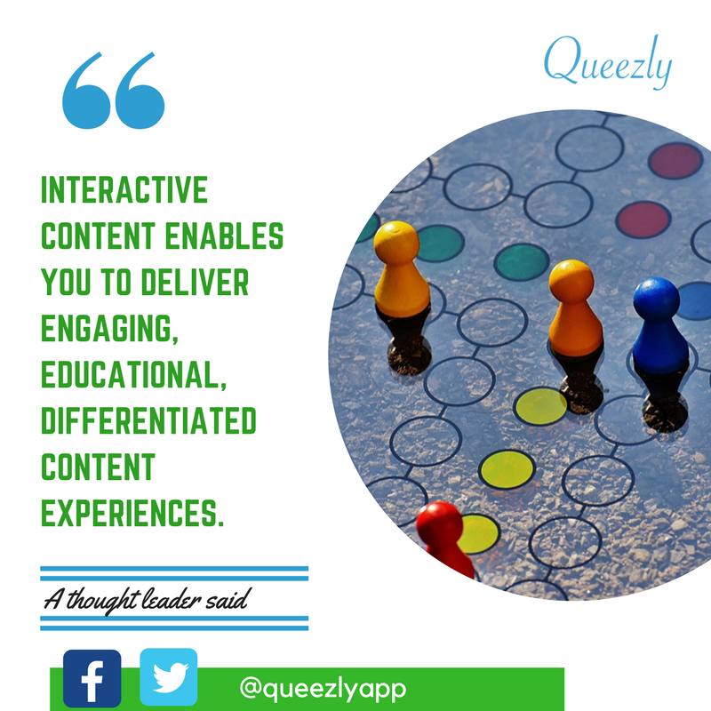 QueezlyApp's tweet photo. The benefits of interactive content. https://t.co/AzczhNhcOn
