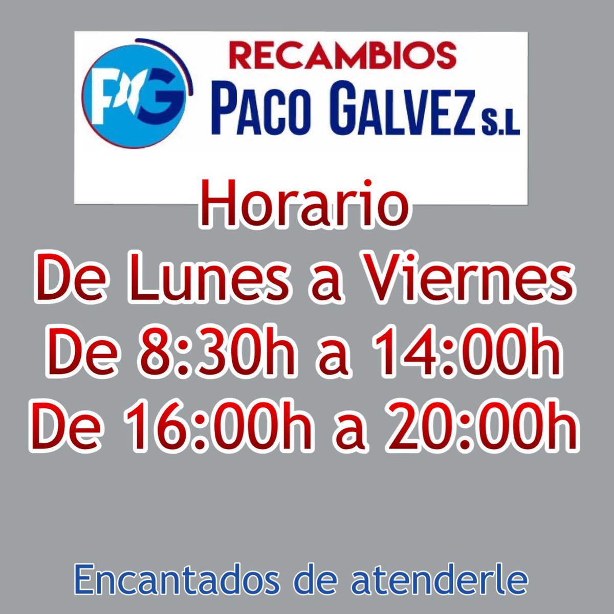 RecPacoGalvez's tweet photo. Y llegando Septiembre volvemos al horario habitual
**desde el 4 de Septiembre** https://t.co/gdOfcrHiua
