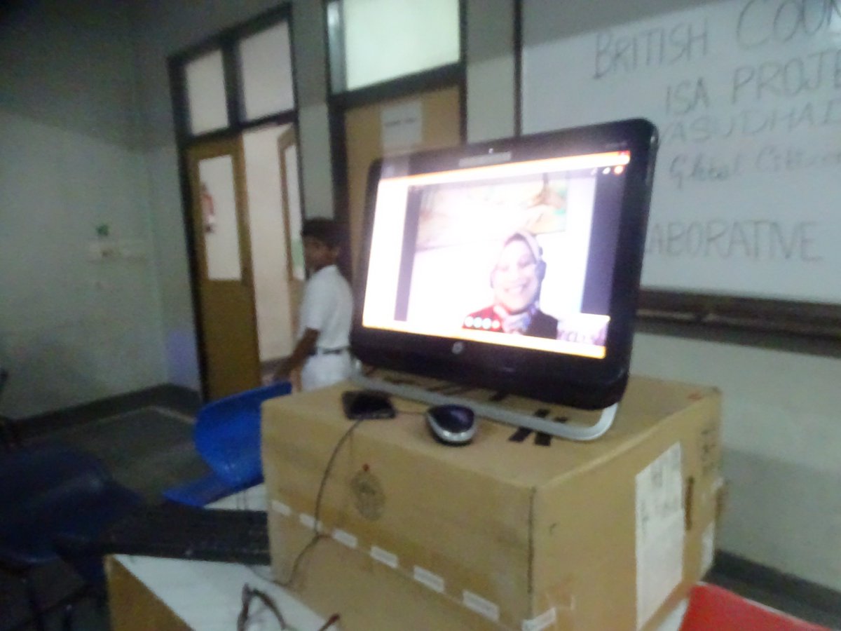 ppsdwarka's tweet photo. @sou_2022 Thanks a lot Soheir Zaki ma'am its really very enriching Skype session 
ISA Activity-6 
Vasudhaiva Kutumbakam https://t.co/rW2ENR9JO8