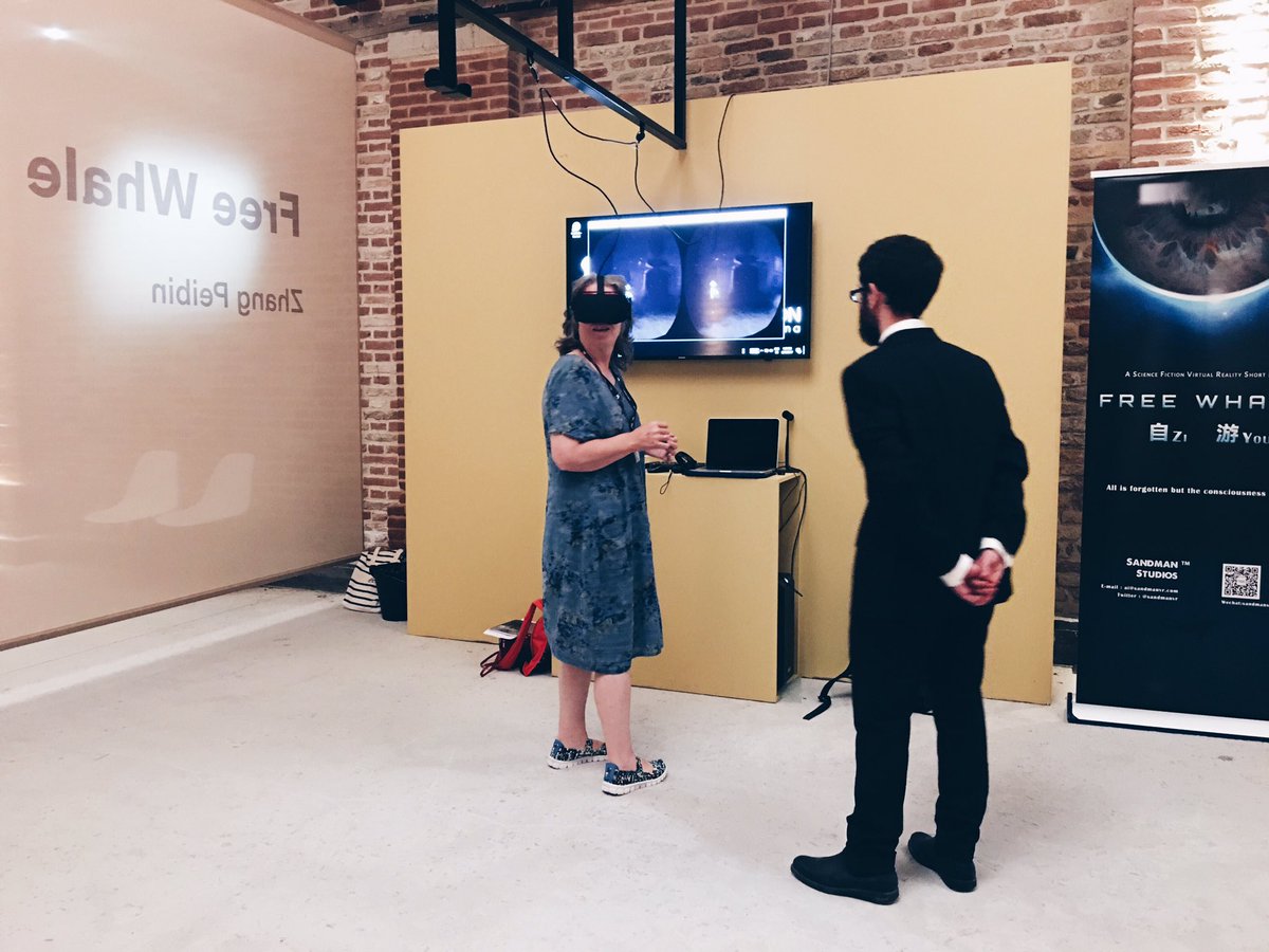 Hey,just experience our "FREE WHALE" #VeniceFilmFestival2017