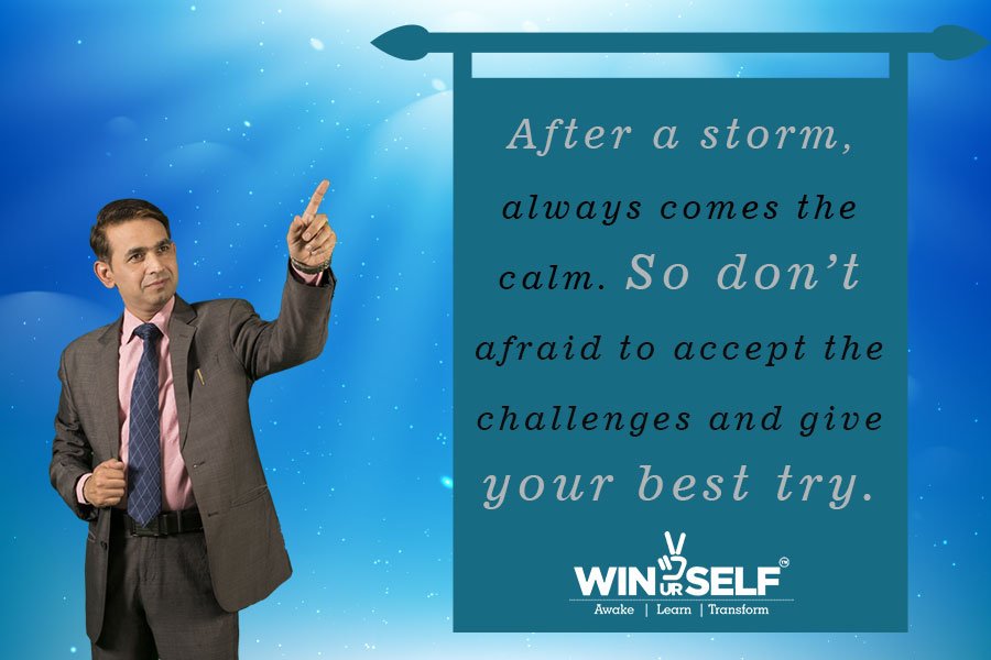 dhirajchauhan's tweet photo. After a storm, always comes the calm. So don’t afraid to accept the challenges and give your best try. #WinUrSelf https://t.co/BhGT6VQyLR