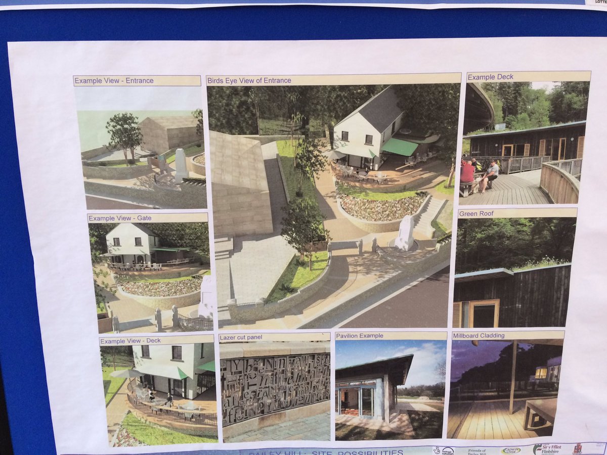 RTHondavehanson's tweet image. Met Mold mayor &amp;amp; cllr Andrea mearns  to view plans for @baileyhill_mold to improve access and interpretation - consultation on at town hall
