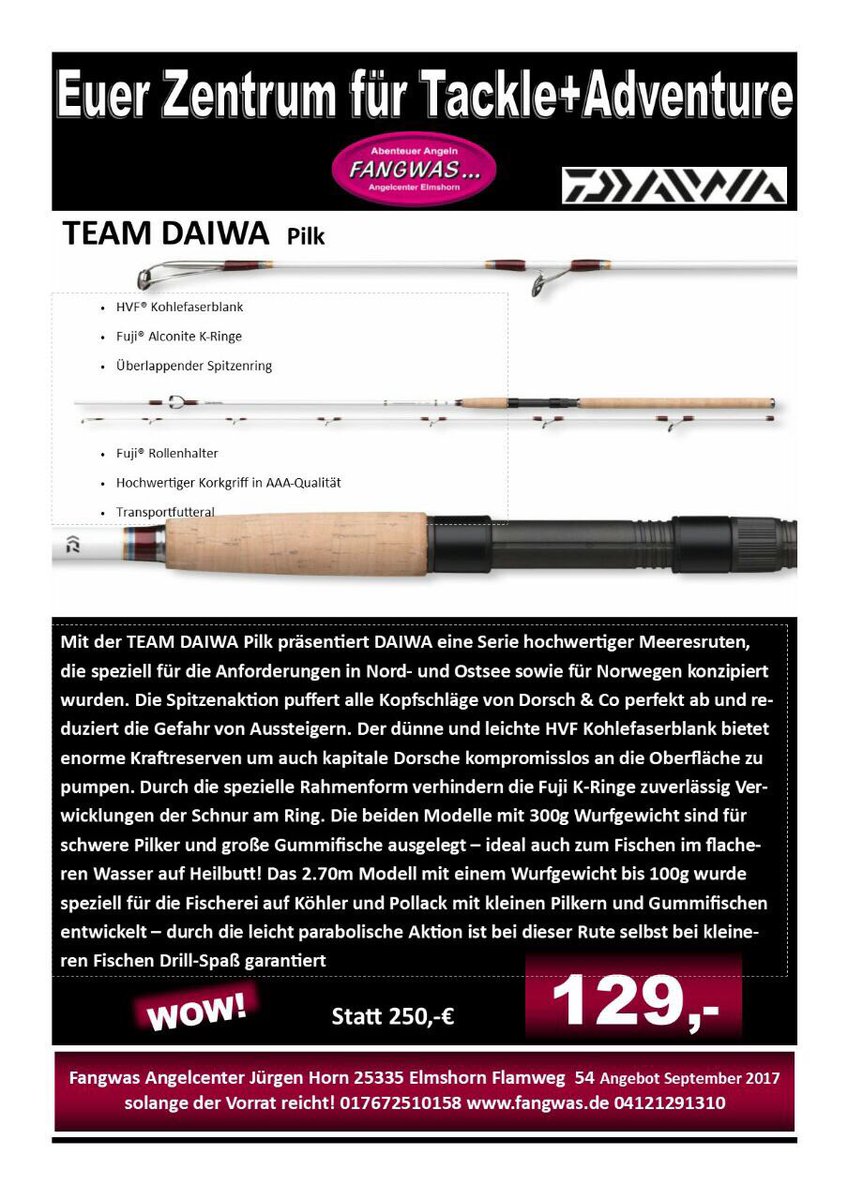 AngelsportSH's tweet photo. Unsere Angebote im September. Schlagt zu! (1/2) https://t.co/CYmOO6mBRM