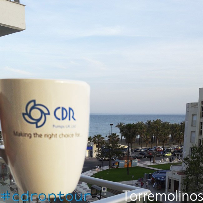 cdrpumps's tweet photo. Do you want to join in our little travel competition? #cdrontour made it to Torremolinos 1484 miles away #spain https://t.co/ia3banQv8w https://t.co/AWbF1ziYuX