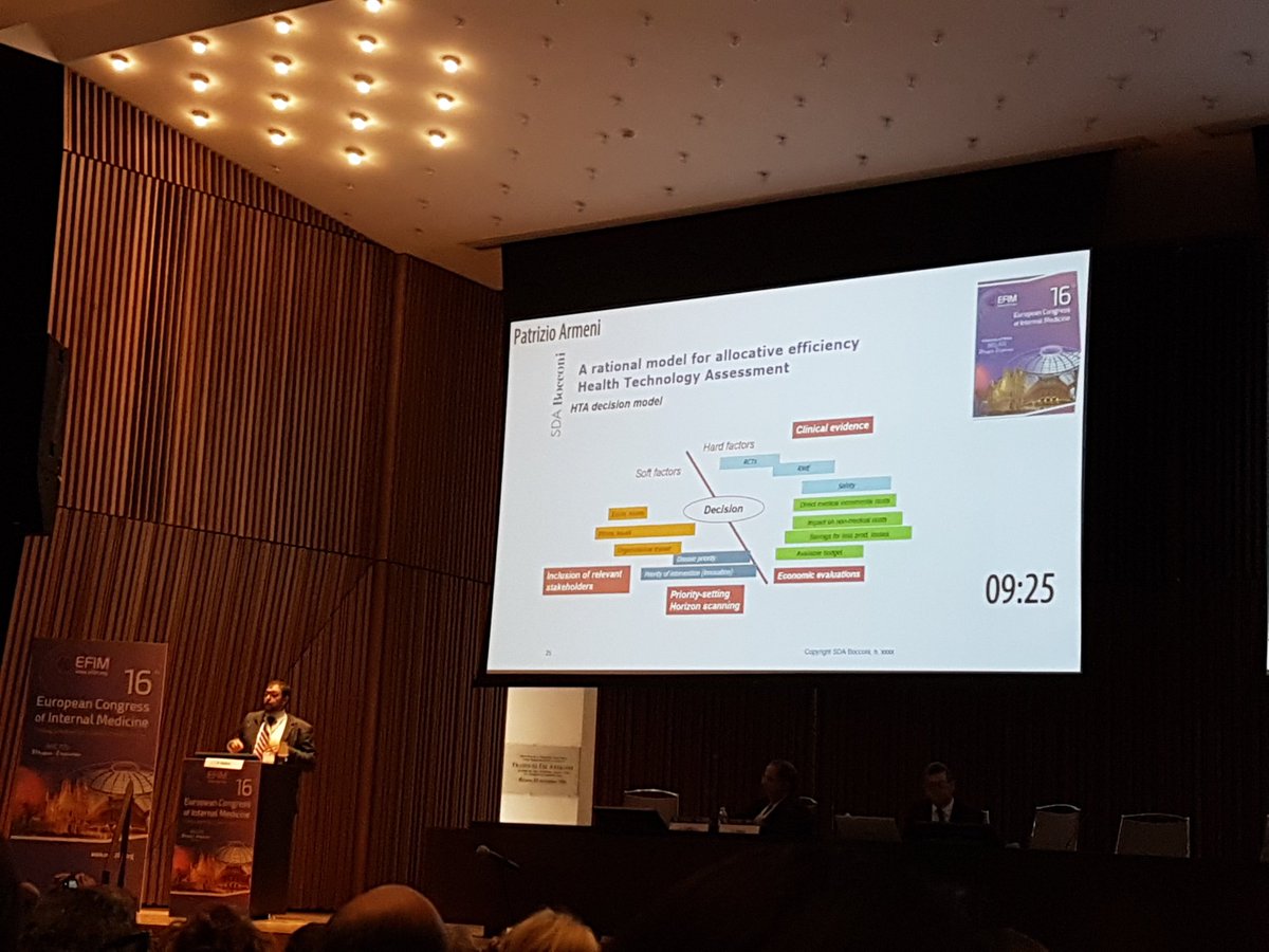 acp_netherlands's tweet photo. Allocative efficiency & #healthtechnology assessmt by P.Armeni MD #ECIM2017 @ECIM2017 #internalmedicine #Costeffectiveness #healtheconomics https://t.co/UVFrKSkE1w