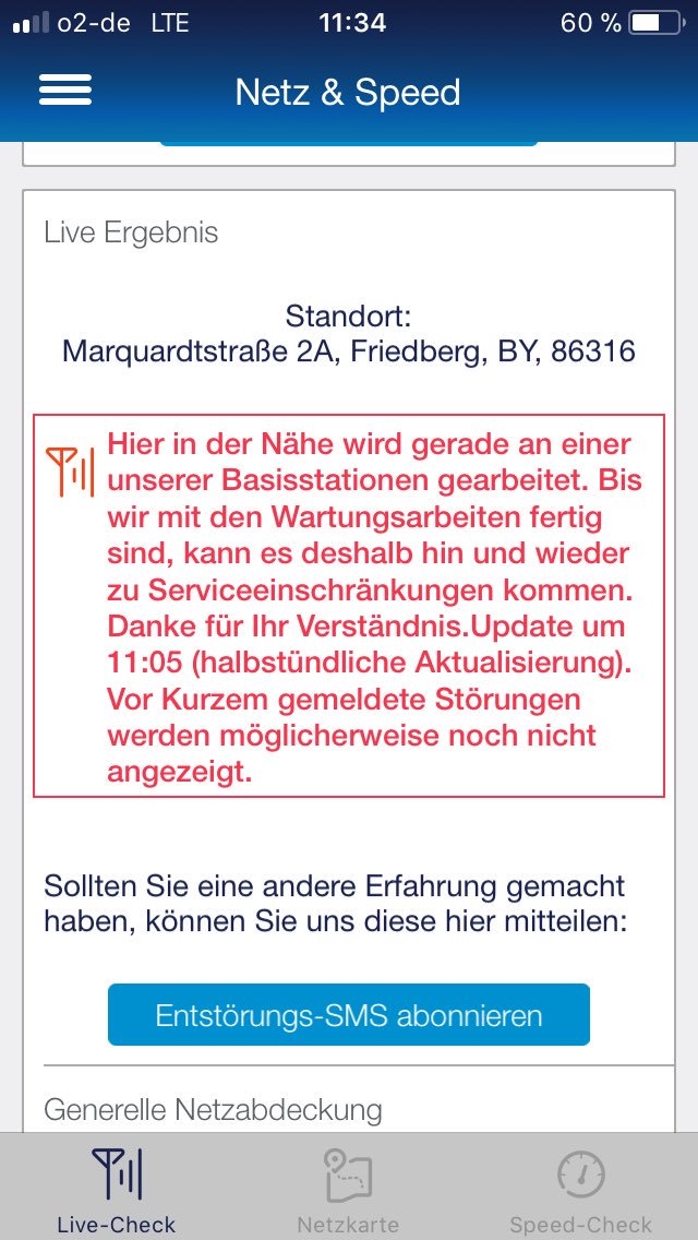 jonnylion7910's tweet photo. @o2de seit gestern LTE nur sporadisch, keine anrufe möglich, bin nicht erreichbar! im umkreis von 10 km diese meldung. wie lange denn noch? https://t.co/Xloc97B1XN