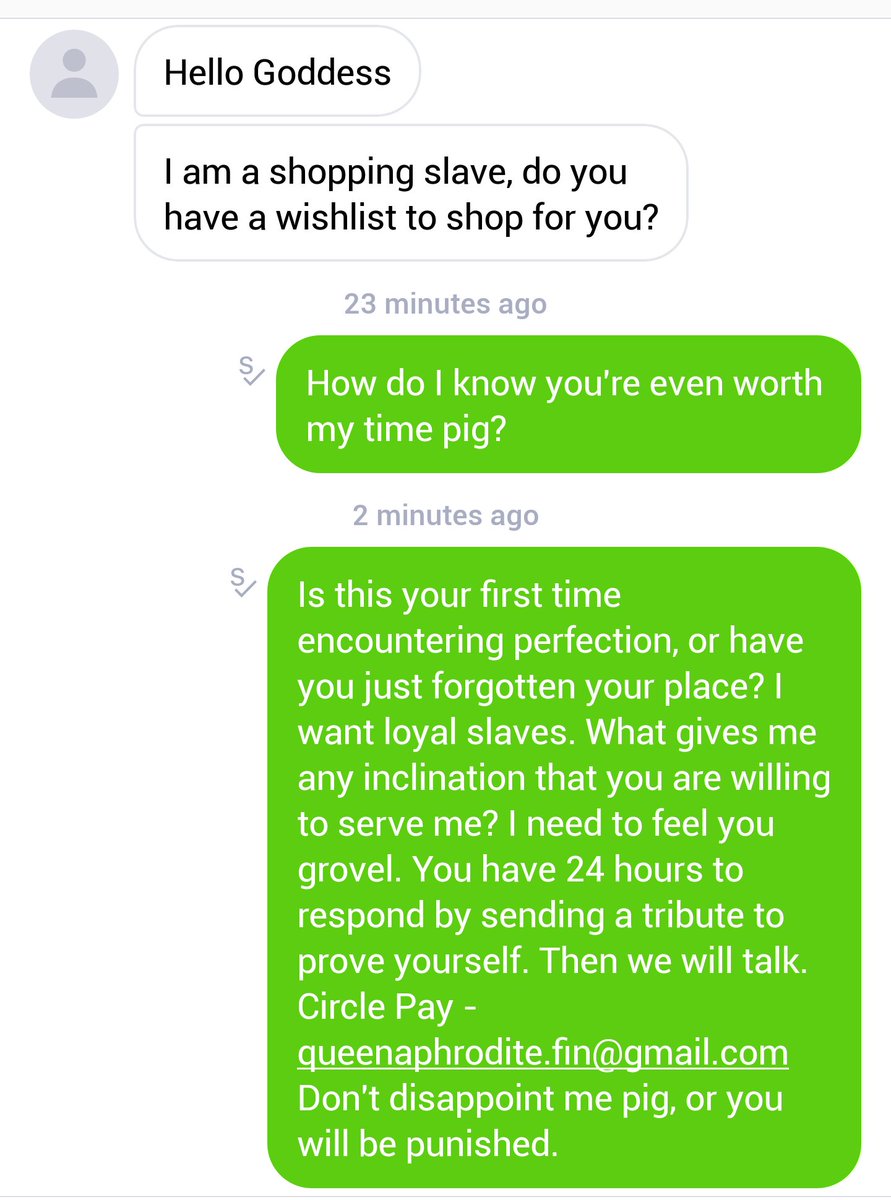 _QueenAphr0dite's tweet photo. 👏👏 Stop waisting my time #slave 👏👏
Loyalty. Commitment. Compliance. Only!
#findom #domme #humanatm #walletrinse #bratworship #femdom #paypig https://t.co/C0bcalXJmc