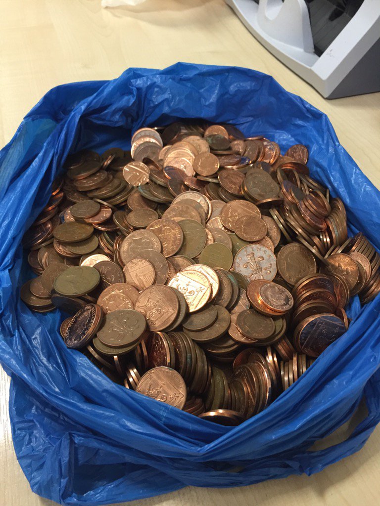 crowe_gillian's tweet photo. #everypennycounts - how's this for a contribution from 1 lady in Lderry - can't wait to start counting lol @NBSNINE https://t.co/m0FGcJ9vmq