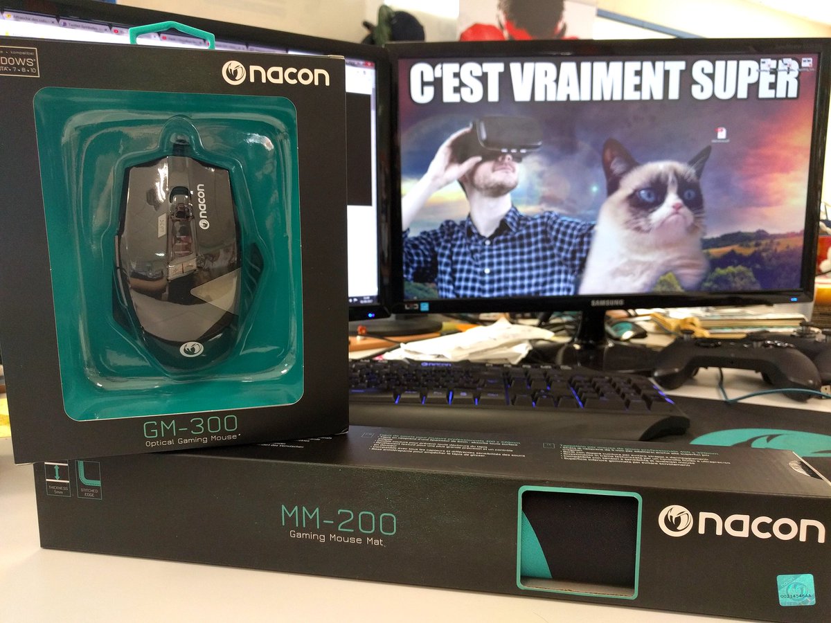 NaconFR's tweet image. Aller 🍾
Pour fêter les 20000 abonnés on vous offre ce pack souris GM-300 + tapis MM-200 💪
RT+Follow @NaconFR pour tenter de le remporter
