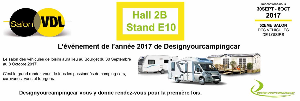 L'événement de la rentrée de Designyourcampingcar