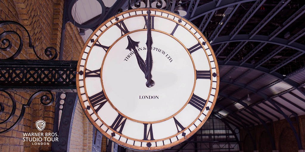 wbtourlondon's tweet photo. "The train leaves at exactly 11 o'clock!" Share your #BackToHogwarts moments with us! #19YearsLater https://t.co/K4AzFlZ84h