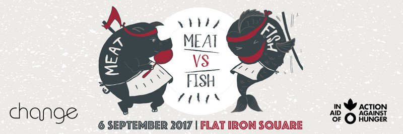 Top restaurants including <a href="/aquashard/">aqua shard</a> and <a href="/TomSimmons_TB/">TomSimmonsTB</a> are competing for charity #MeatvsFish Get your tickets ow.ly/X0U430ePYtu