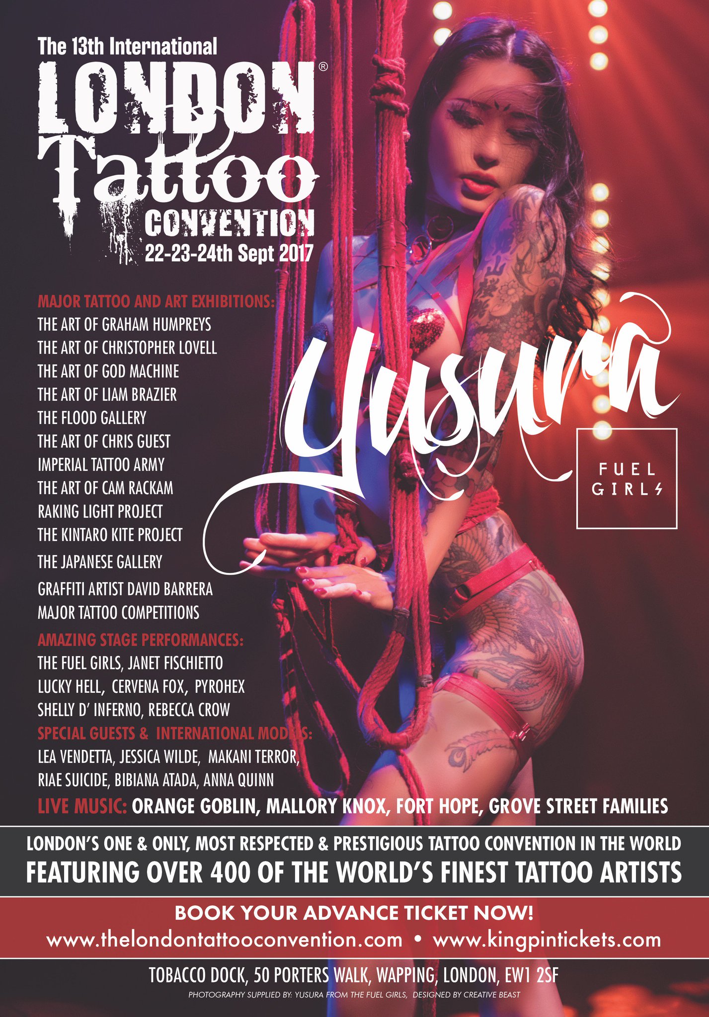 London Tattoo Convention Poster For Sale Wiki Tattoo