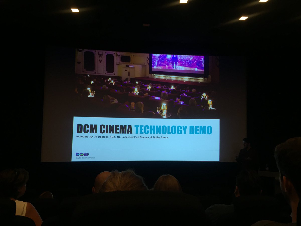 BeaconbrandsLtd's tweet photo. Thanks @Dolby and @DCM_cinema_news for the great overview of cinema technology available for advertisers. 37 Degrees has got us thinking. https://t.co/1q7NAhQ35w