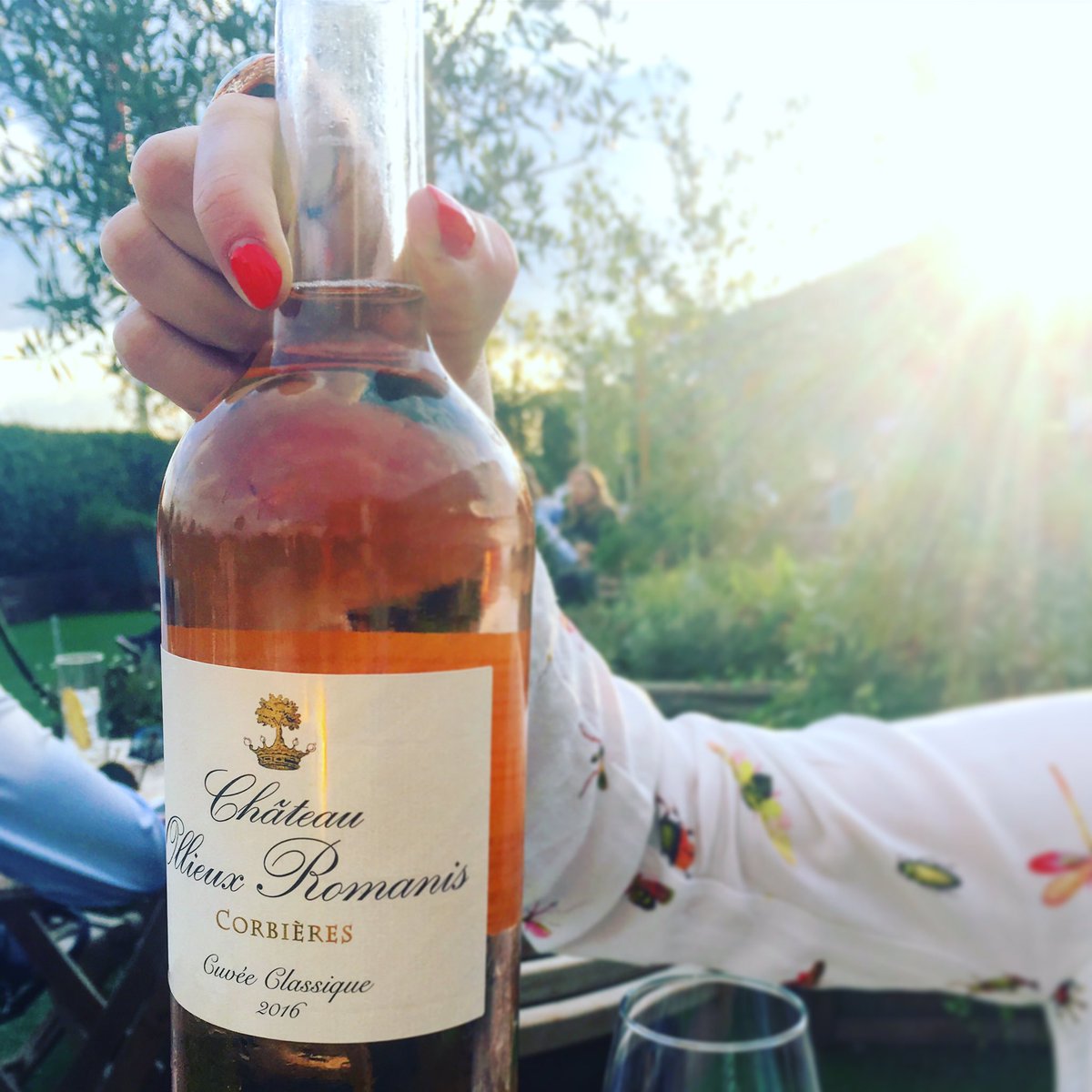 Sipping the good stuff in the sun at #gardeningsociety rooftop pop up!