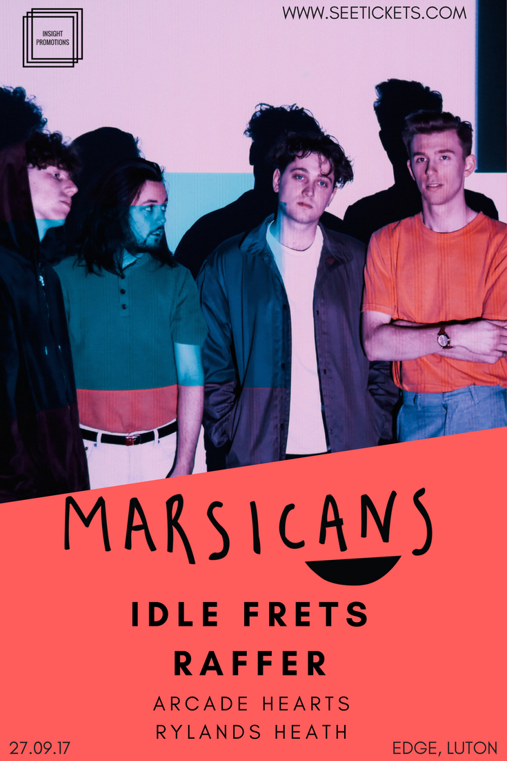 Insightgigs's tweet image. Pleased to announce @Idle_Frets join the bill for the show with @Marsicans! BIG line up! Tickets: seetickets.com/event/marsican…