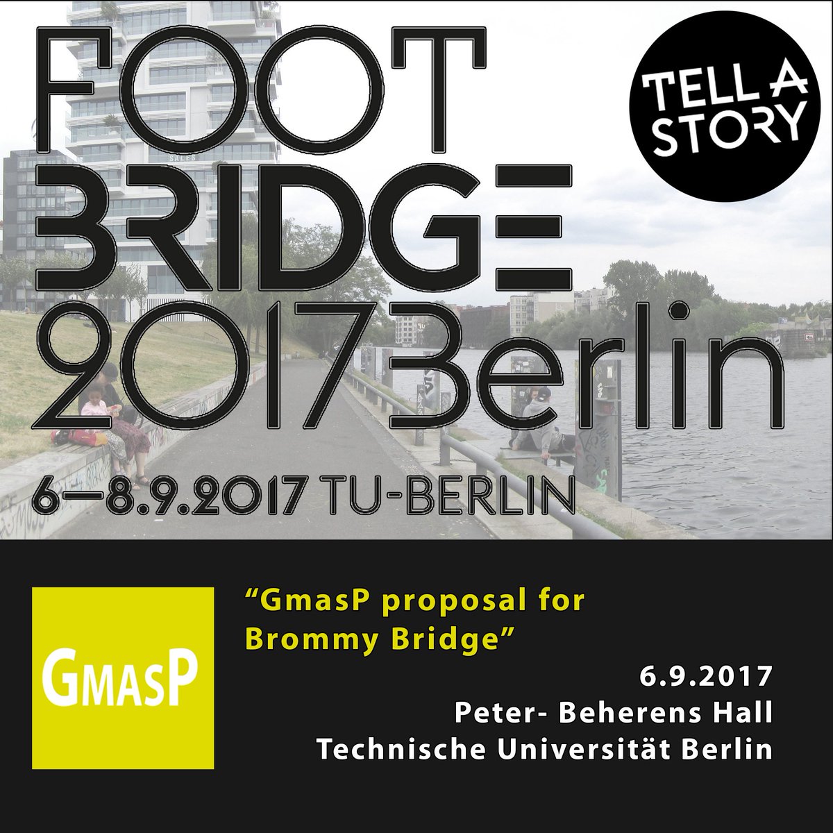 📣Something planned for next week? We will be at <a href="/Foot_Bridge/">Footbridge Awards 2020</a> presenting GmasP proposal de for Brommy bridge