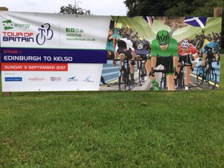 Mellerstain's tweet photo. Join us #ThisSunday as the #TourofBritain fly past Mellerstain Gates between 1.30 - 2.30pm. #Worldclass #procyling #ScottishBorders https://t.co/H9GQyOTyJm
