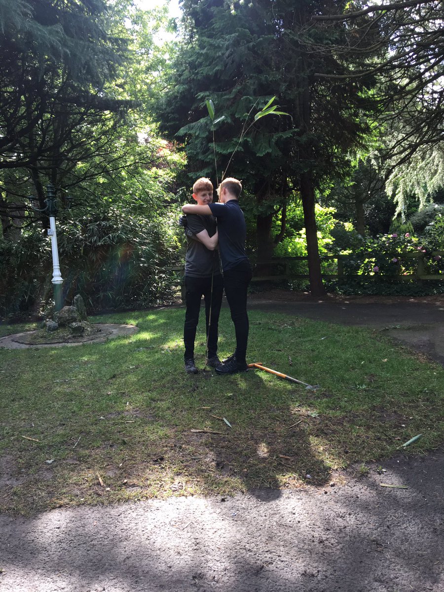 NCSAphrodite's tweet photo. Going to miss Happy Mount park just as much as the lads will miss their newly planted tree #IWantToRakeTree #NCS #SocialAction https://t.co/BsKSZ0yDjx