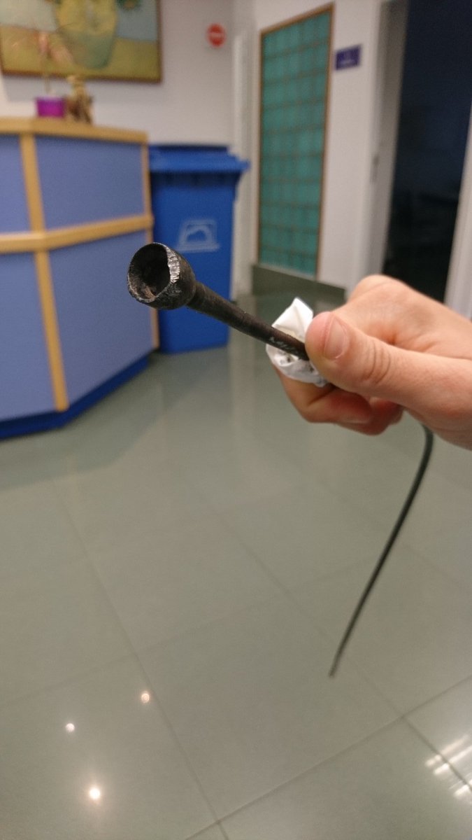 Soy la única donostiarra con un souvenir del día #31agosto #imprudencias #fogueo #donostia #temeridad #sigoviva #impactoproyectilsalva