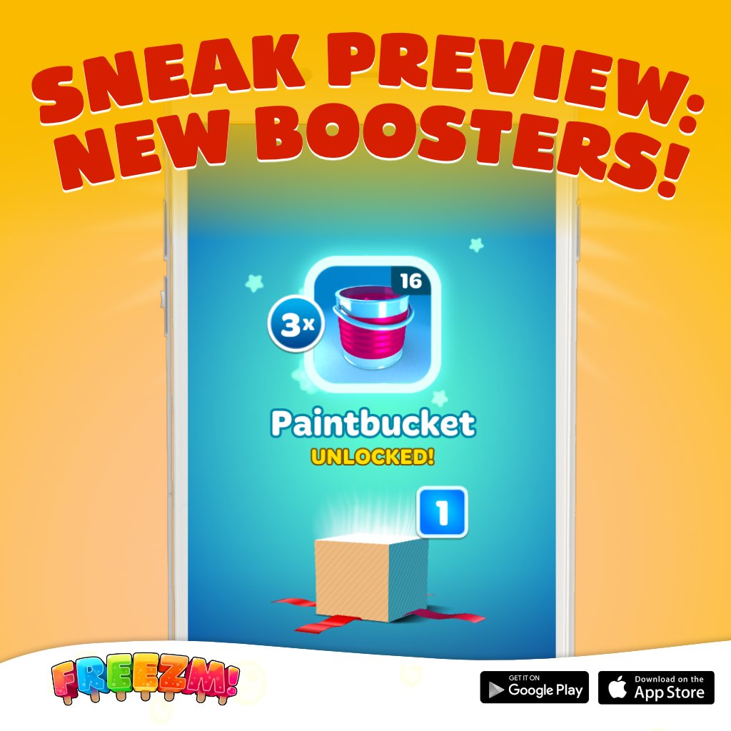 freezmgame's tweet image. SNEAK PREVIEW! Next update: unlock brand new boosters. #ios #android #game
