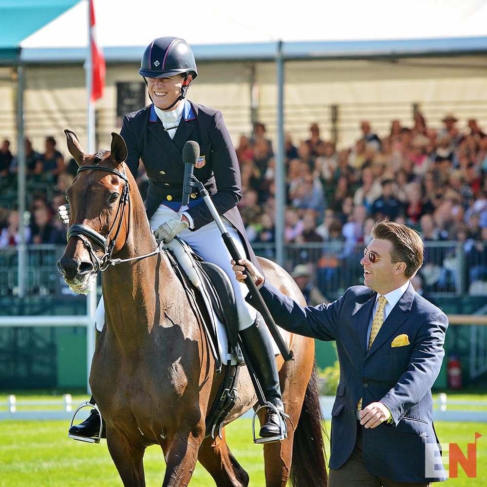 Your new leader at #LRBHT -- <a href="/laurenkieffer/">Lauren Kieffer</a> and Team Rebecca's Veronica! Personal best of 37.0 🇺🇸 <a href="/USequestrian/">US Equestrian</a> USA! USA! USA!