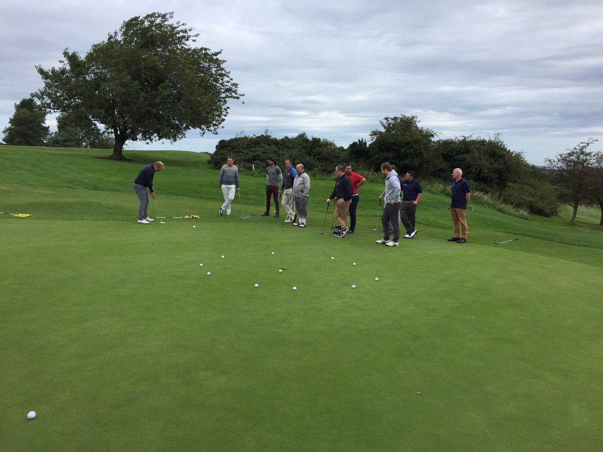 Putting clinic underway at <a href="/ClandeboyeGC/">Clandeboye Golf Club, Co. Down, Northern Ireland.</a> #ortusgolf17