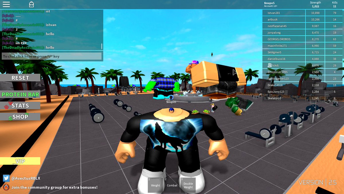 Weight Lifting Simulator 2 Roblox - roblox weight