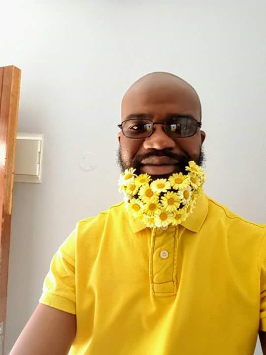 HinesAndHarley's tweet photo. Happy Spring Day. Amon is looking particularly sunny today #beardlove #SpringDay #SpringBeard https://t.co/yjh6gtG972