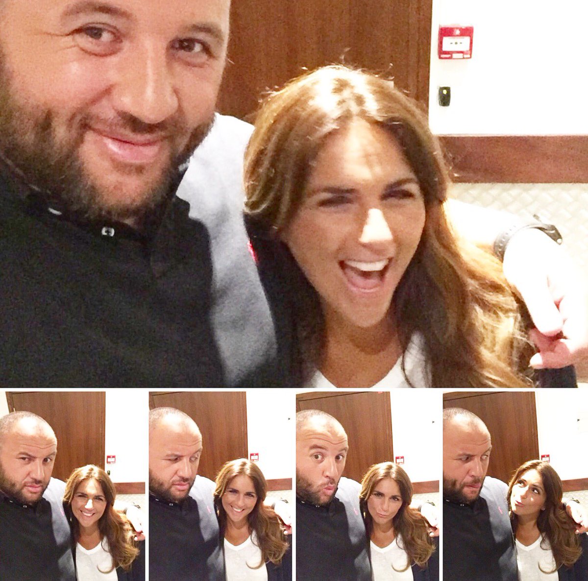 BenaimValerie's tweet photo. Les retrouvailles avec mon chouuuuuuu 🎉😘😘💝 @Mokhtar_TPMPOFF #tropcontente https://t.co/fzFcGqERDw