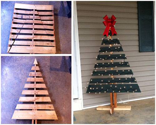 1littleproject's tweet image. Love this pallet Christmas tree by DIY and Craft ideas is amazing! #christmas #christmastree diyandcraftsideas.com/diy-furniture/…