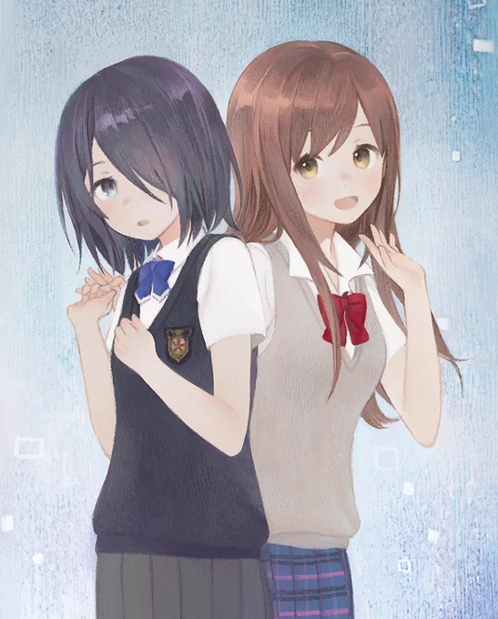 友達に教えてもらったこの記事(https://t.co/8McQgGI1Fw)が面白くて、VRアイドルという世界も知ってしまった…?あんたまの二人もマネージャーさんもなんだか応援したくなって、イラストを描いてみました。
#あんたま 