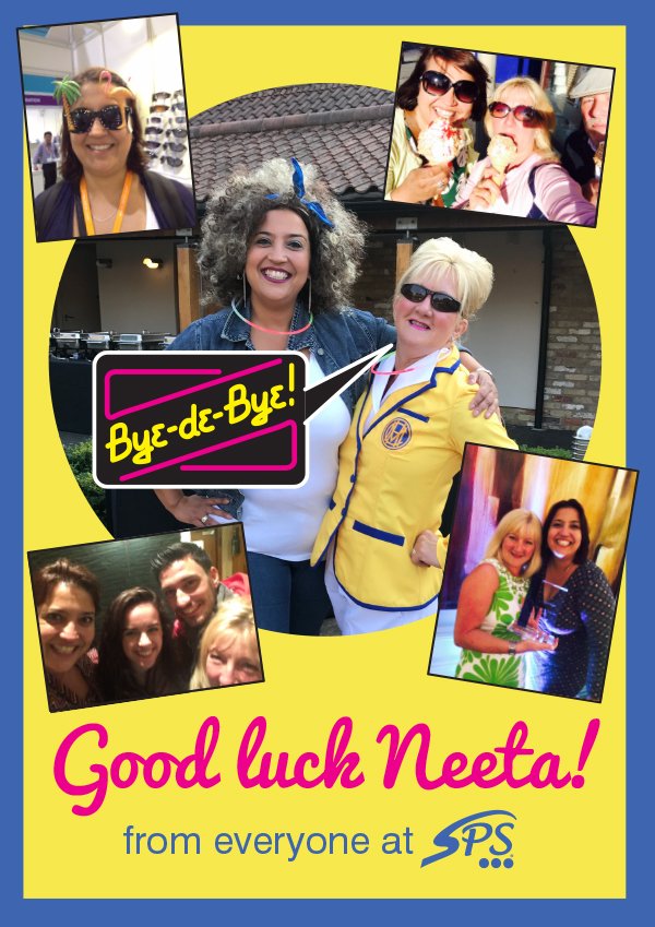 After 7 years on the road,our Neeta is moving to a local distributor to stay closer to home.Thanks for everything Neeta: we'll miss you xxxx