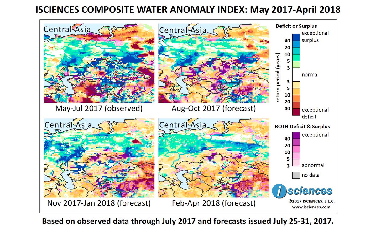 isciences's tweet photo. Much wetter than norm forecast western Russia #VolgaBasin #ObRiver #Moscow #Novgorod #Novosibirsk #Bishkek #Almaty https://t.co/d8CBRWie30 https://t.co/6ye3eliNvy