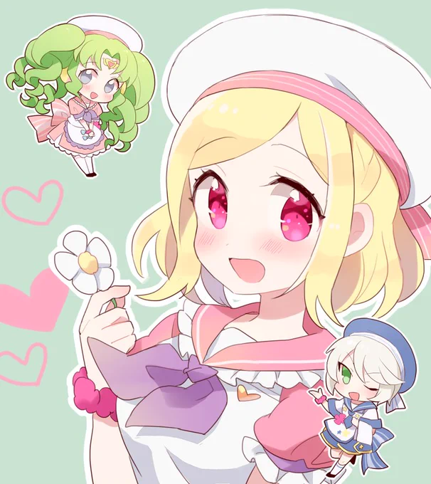 お題箱よりアニメイトカフェの衣装のプリパラキャラですありがとうございます!トリコロール! 