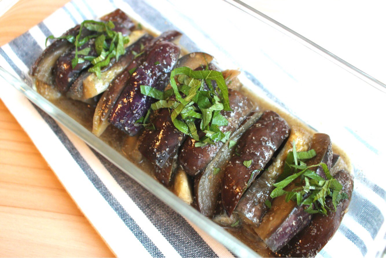 つくりおき食堂まりえ On Twitter レンジで簡単なすのごまポン酢あえです ごまの自然な甘みとポン酢の酸味がよく合います なすは水分が多くとろとろに味が染みるのでレンジ調理が初めての方にもおすすめです 汁気が少ないのでお弁当にも です お腹ペコリン部