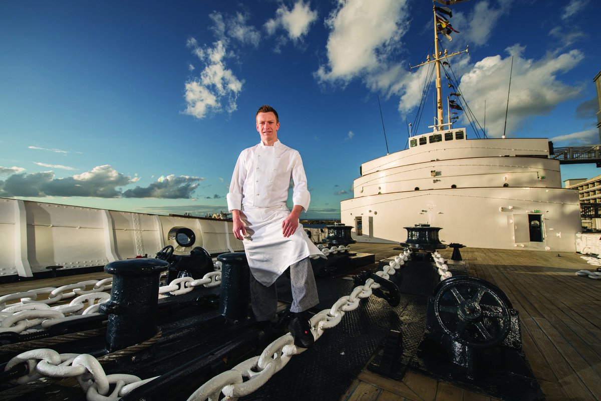 ScottishField's tweet photo. In our Gold Issue, we discovered what a working day is like for Mark Alston, Executive Chef on the @britanniayacht #sfgold https://t.co/ntwdjLvTWL