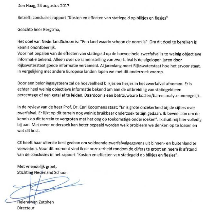 Hoe zou het voelen als je met een hesje van @nederlandschoon de straten opruimt en erachter komt dat de organisatie #statiegeld saboteert?