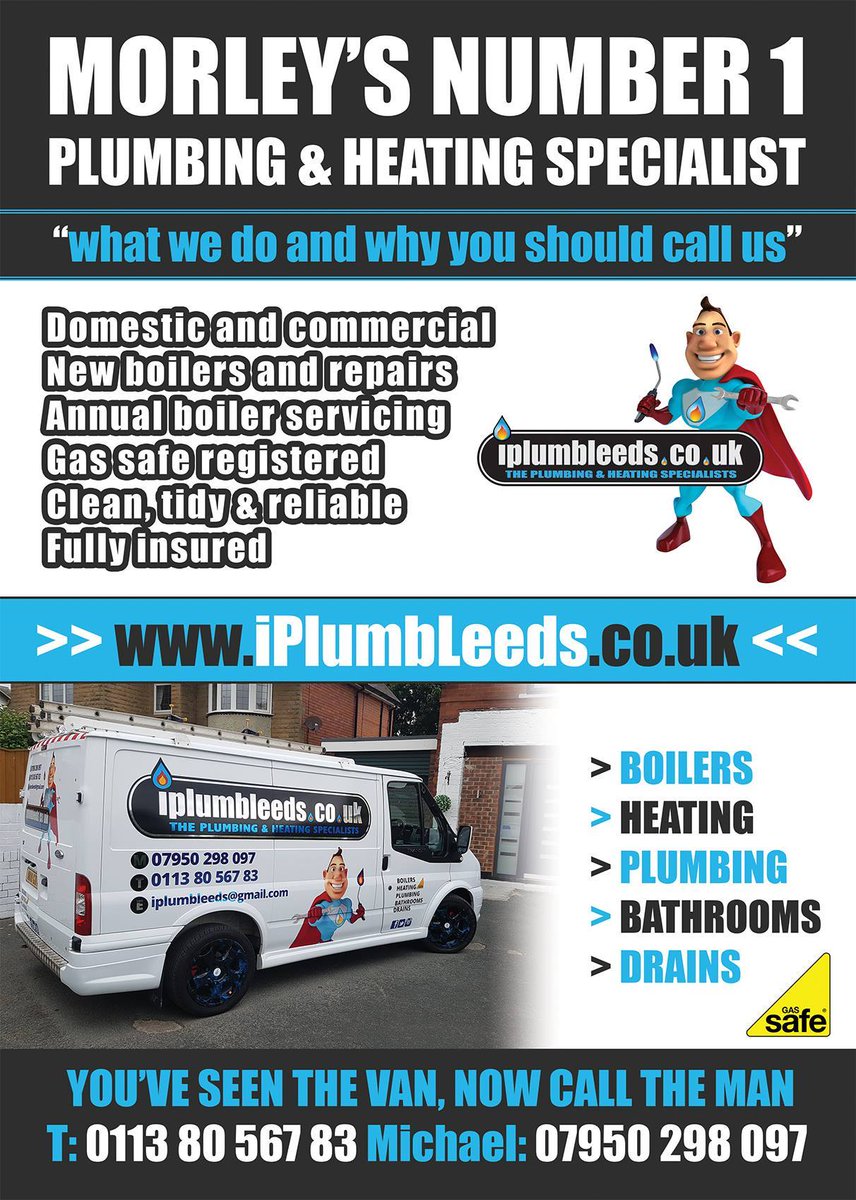 Leeds_Plumber's tweet photo. We cover all aspects of #plumbing and #heating work including #GasInstallations, #CombiBoilers and #UnventedWaterSystems. #Leeds #Plumber https://t.co/wu9FHRjrgF