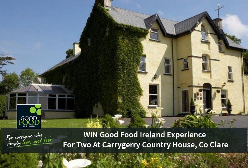 WIN a relaxing Overnight Stay with Dinner at the wonderful <a href="/carrygerryhouse/">Carrygerry House</a> #Clare #competition #FreeStuff goodfoodireland.ie/competition/wi…