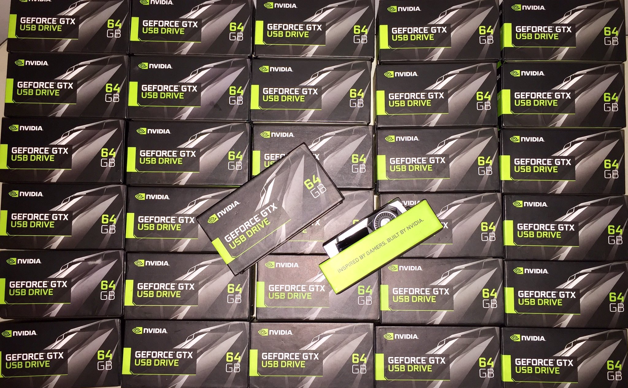 lighed spiselige svinge NVIDIA ANZ on Twitter: "#GeForce GTX USB Drive - Let us know your ideas for  giving away all these USB Drives. The competitions will start soon. 💚  #GameReady https://t.co/MV3cAwGsZH" / Twitter
