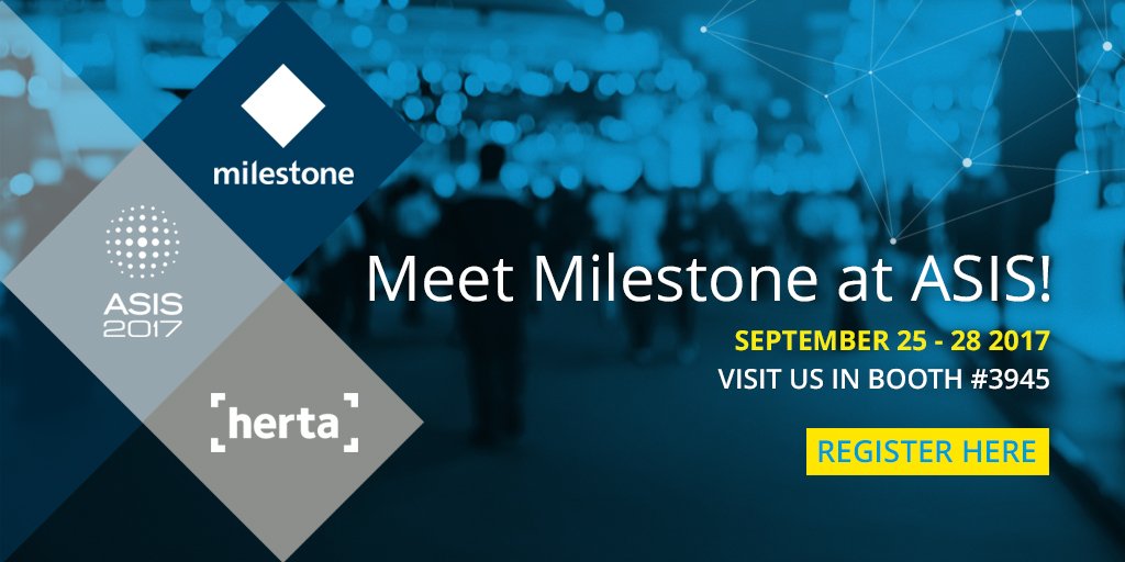 Milestone Systems on Twitter "Only a week away! Excited to have you